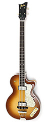 2016 Hofner Flame Maple Club bass